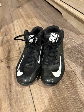 Nike Black and White Cleats